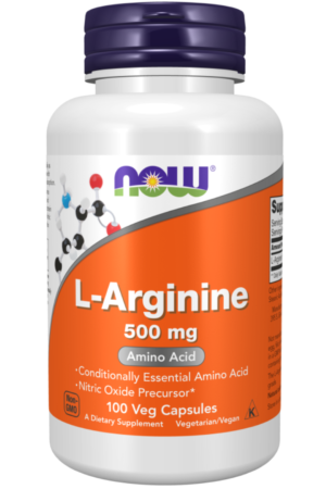 Now L Arginine 500mg Caps 100's